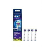 Oral B 3D White Clean Maximiser 'Replacement Toothbrush Head', Pack of 4 in Blue