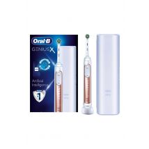 Oral B Genius X Smart 'Rechargeable Toothbrush w/ Travel Case', Rose Gold