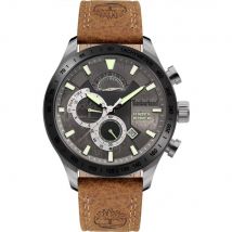 Timberland Men TDWGF2100202 49mm Quartz Watch in Black
