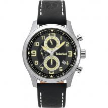 Timberland Men TBL.15357JS-02 43mm Quartz Watch in Black