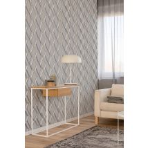 Superfresco Easy Prestige Geometric Wallpaper in Grey