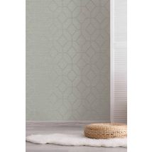 Boutique Asscher Geometric Wallpaper in Green