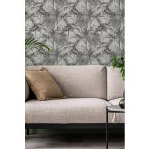 Sublime Jungle Texture Mono Black Trees Wallpaper