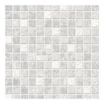Contour Earthen Mid Grey Tiled Wallpaper