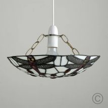 ValueLights Tiffany Multi Coloured Ceiling Pendant Shade