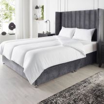 OHS Anti Allergy 13.5 TOG Duvet Quilt Soft Filled Bedding in White | Size: Double