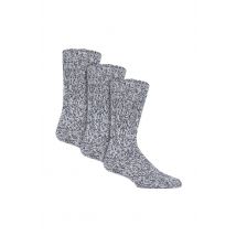 Country Pursuit Men 3 Pack Wool Boot Socks | Thick Pennine Walker Socks | Outdoor Hiking Socks in Navy | Size: 6-11