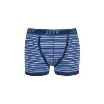 Jeep Men 1 Pair Spirit Cotton Stripe Trunks in Blue | Size: Small