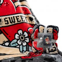 Country Club Soft to Touch Luxury Blanket Throw - Home Sweet Home | Size: 150cm x 200cm