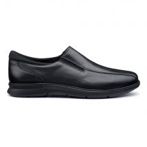 Hotter Men Wide Fit 'Xavier' Slip-On Shoes in Black | Size: 6