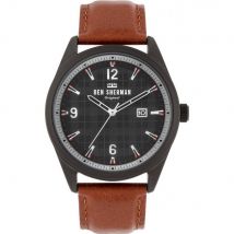 Ben Sherman Men WB040TB Carnaby 42mm Quartz Watch in Black