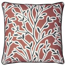 Furn Annika Floral Cushion in Red | Size: 50cm x 50cm