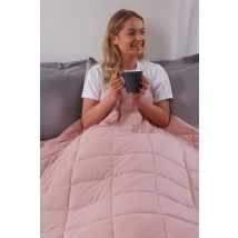 OHS Sensory Sleep Therapy Weighted Blanket in Light Pink | Size: 125cm x 180cm