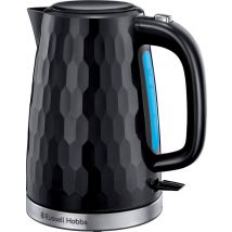 Russell Hobbs Honeycomb Cordless 1.7L Electric Kettle in Black