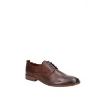 Base London Men Script Washed Shoe in Brown | Size: 7