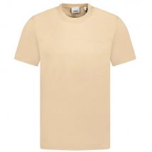 Burberry Men Monotone Logo Beige T-Shirt | Size: X-Large