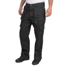 Lee Cooper Workwear Men Multi Pocket Trouser in Black | Size: 40R