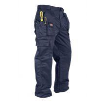 Lee Cooper Workwear Men Multi Pocket Trouser in Navy | Size: 32R
