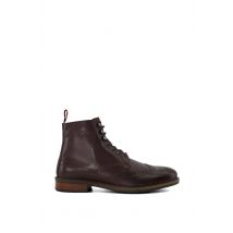 Dune London Men 'Create' Leather Smart Boots in Burgundy | Size: 6
