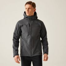 Regatta Men 'Repeller' Hooded Softshell Jacket in Grey | Size: 3X-Large