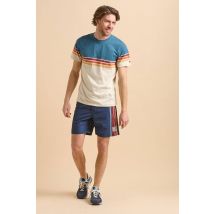 Brakeburn Men Side Stripe Boardshorts in Navy | Size: 36