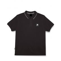 Money Men Clear Patch Logo Polo in Black | Size: Medium