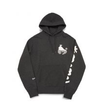 Money Men Sig Line Fleece Hood in Charcoal | Size: Small