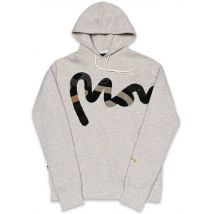Money Men Big Sig Chenille Hood in Grey | Size: X-Large