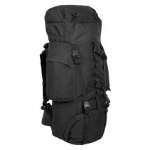 Mountain Warehouse 'Tor' Padded Multiple Pockets Travelling Rucksack 65L in Black