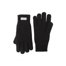 Mountain Warehouse Men Double Lined Warm Soft Lightweight Knitted Skiing Winter Gloves in Black