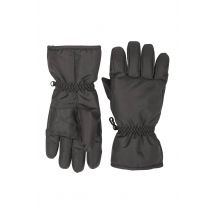 Mountain Warehouse Men Snowproof Textured Palms Fleece Lined Skiing Gloves in Black | Size: large