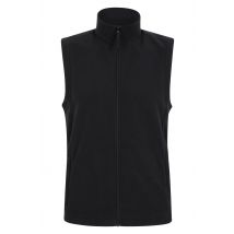Mountain Warehouse Men 'Alder' Soft Lightweight Breathable Anti-Pill Quick Dry Fleece Gilet in Black | Size: Small