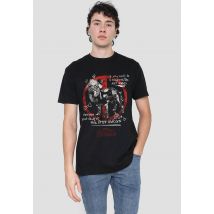 Deadpool Men Unicorn Dogpool T-Shirt in Black | Size: Small