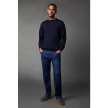 Burton Men Indigo Stretch Straight Fit Jeans | Size: 30R
