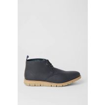 Debenhams Men Navy Leather Flex Shoes | Size: 7