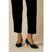 Womens Wide Fit Dove Kitten Heeled Court Shoes