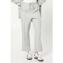 Womens Pull On Elastic Waist Tapered Trouser