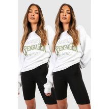 Womens 2 Pack Basic Cycling Shorts