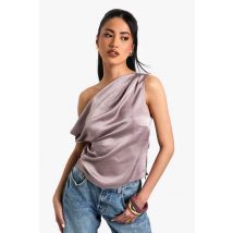 Womens Woven Shirred Cut Out Long Sleeve Top