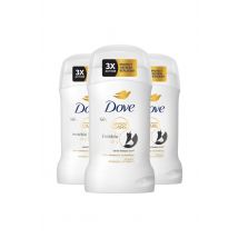 Dove Invisible Dry 'Antiperspirant' Deo Stick w/ 72H Protection 50ml, 3 Pack in White