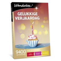 Wonderbox Gelukkige verjaardag - Geschenkideeën voor 1 of 2 personen - 9400 keuzes: lekkere degustaties, wellnessverzorgingen, leuke belevenissen ...