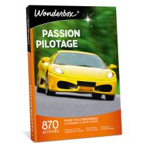 Wonderbox Passion Pilotage - Coffret Cadeau Sport & Aventure - Idée cadeau pour 1 ou 2 personnes