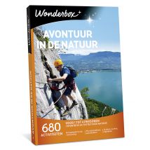 Wonderbox Avontuur in de natuur - Geschenkideeën voor 1 tot 4 personen - 680 activiteiten: hoogteparcours, mountainbike, surf ...