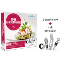 Vivabox Dîner gastronomique - Coffret Cadeau Restaurant & Gastronomie - Idée cadeau Pour 2 personnes