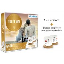 Wonderbox Toi et moi - Coffret Cadeau multithematic Idée cadeau 1 activité romantique pour 2 personnes 6 400 expériences