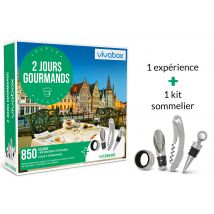 Wonderbox 2 jours gourmands - Coffret Cadeau stay Idée cadeau 1 nuit avec petit déjeuner et dîner pour 2 personnes 850 établissements gourmands : 