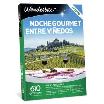 Wonderbox Noche gourmet entre viñedos - Cofre y Caja Regalo Estancia y fin de semana - Ideas de regalos originales Para 2 personas