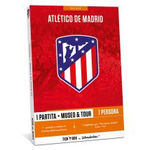 Atlético de Madrid - 1 biglietto + museo - Biglietti 1 biglietto per una partita + 1 biglietto per Museo + Tour. - Cofanetti Regalo, Idee Regalo di 