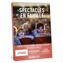 CITC by Wonderbox - Idée Cadeau - Spectacles en Famille - 4 Places - Spectacles, concerts, comédies musicales, grands classiques, cirques.