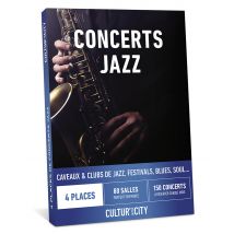 CITC by Wonderbox - Idée Cadeau - Concerts de Jazz - 4 Places - Caveaux de jazz, salles de spectacles, festivals...
